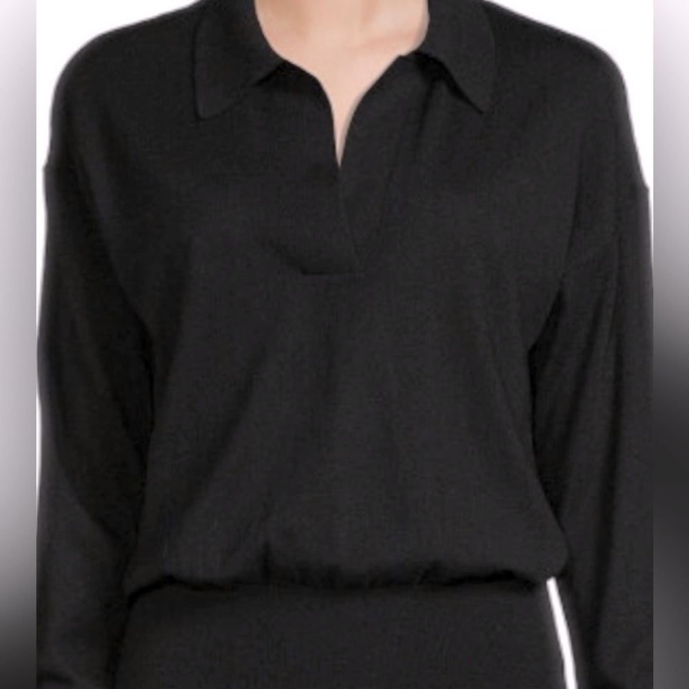 90s Polo Collared Pullover Sweaters Merino Wool Polo Collar Sweater